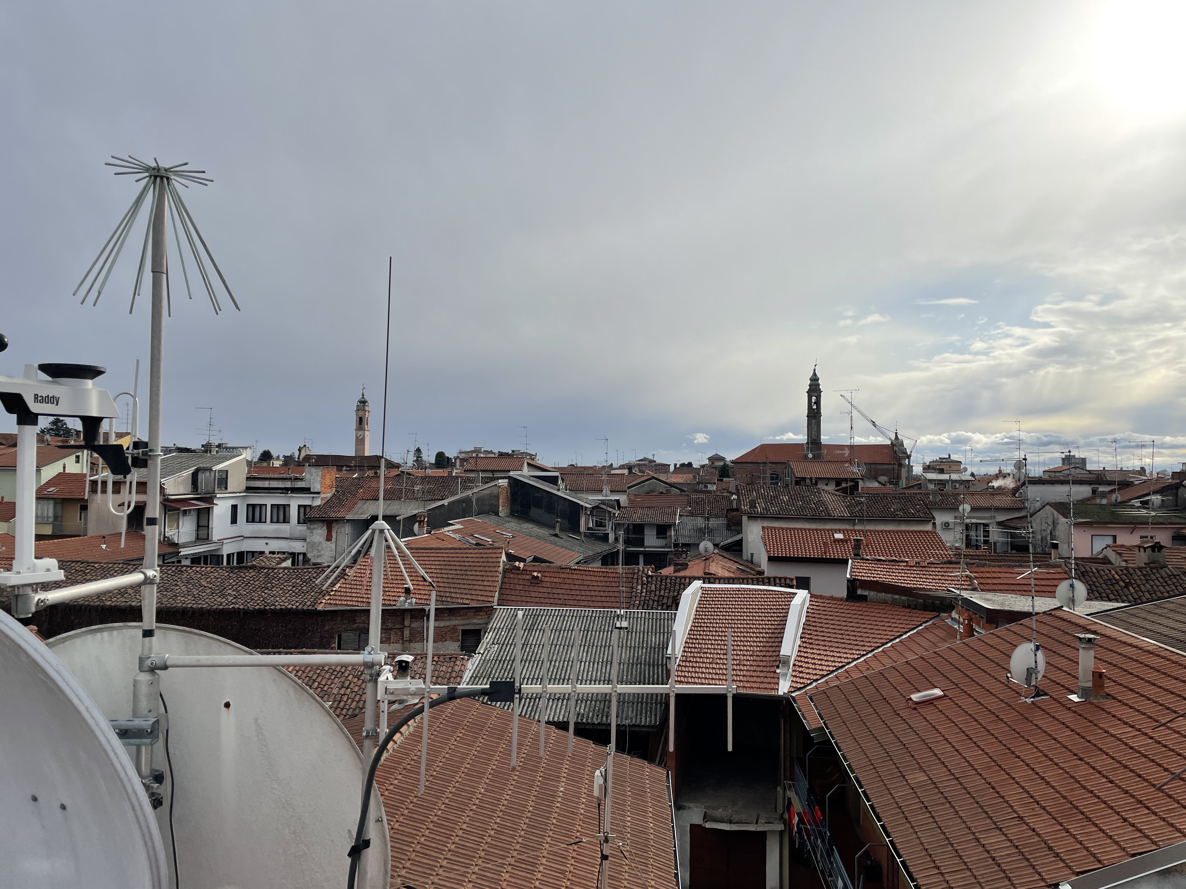 Rooftop ADSB set up Italy